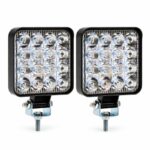 Комплект 2 броя LED фарове 48W Offroad 12–24V на бял фон – SKU 1048