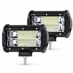 Комплект 2 броя LED барове 72W Offroad на бял фон – SKU 1050