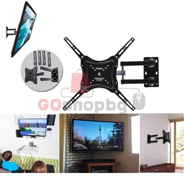 stoyka-s-podvizhno-ramo-za-televizor-na-stena-1285-600x600 универсална чупеща стойка за телевизор - TV стойки