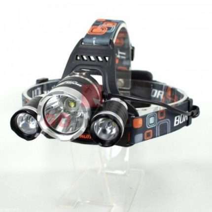Previous Next LED Акумулаторен челник с три светлини -