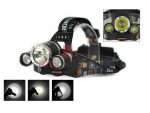 Previous Next LED Акумулаторен челник с три светлини -