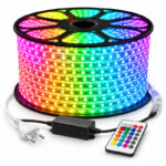 RGB LED лента 220V, 100 метра – влагозащитена IP65