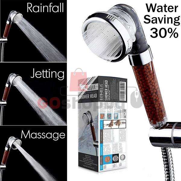 turmalinova-dush-slushlka-tri-funkcii Турмалинова СПА душ слушалка с три функции