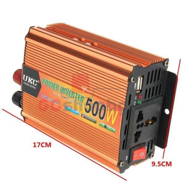 UKC Инвертор за ток 12v-220v 500w на ТОП цени - GOshopbg