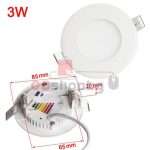 LED панел за вграждане 3W Horoz electric