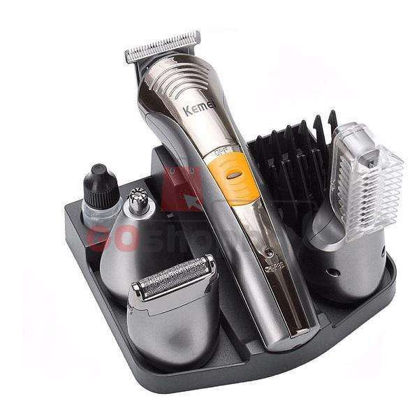 timer-kemei-7+1-bezjichen-mashinka-za-podstrigvane (3) Акумулаторен тример за коса и брада 7+1 -