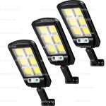 3бр. LED Соларна лампа COB със сензор за движение JY-150 -