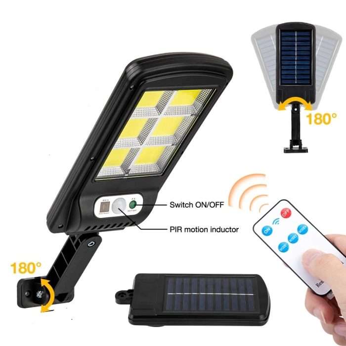 LED Соларна лампа COB със сензор за движение BK-120