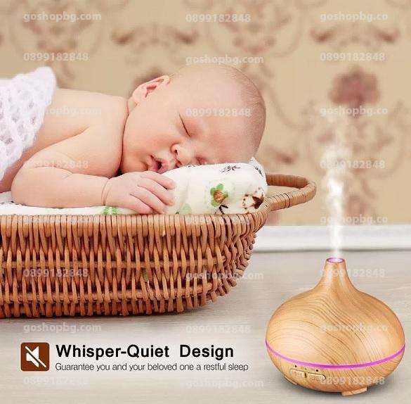 aroma-difuzer -ovlajnitel (6) Овлажнител за въздух с дифузер за ароматерапия