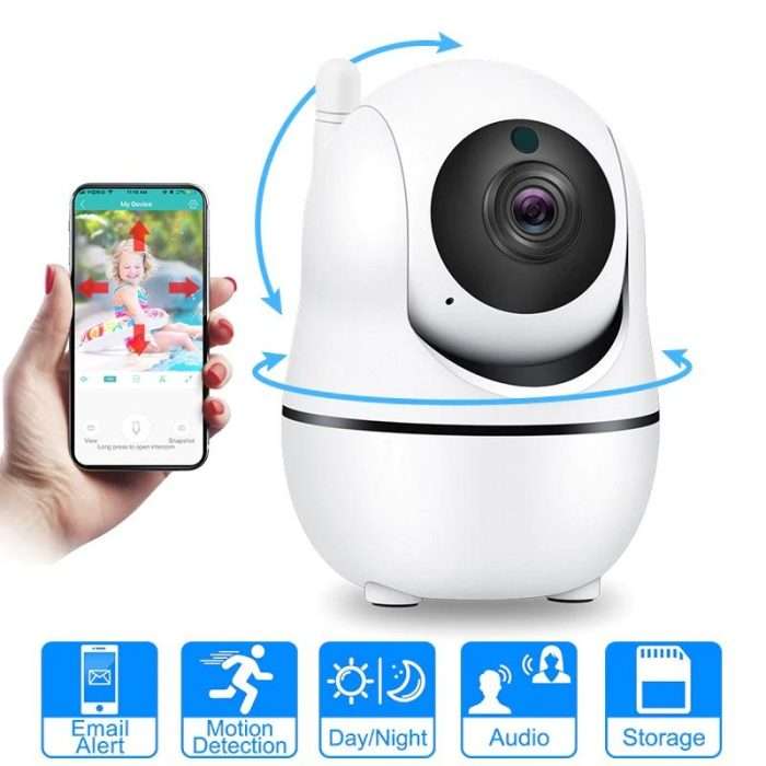 WIFI IP камера за видеонаблюдение 360° FULL HD