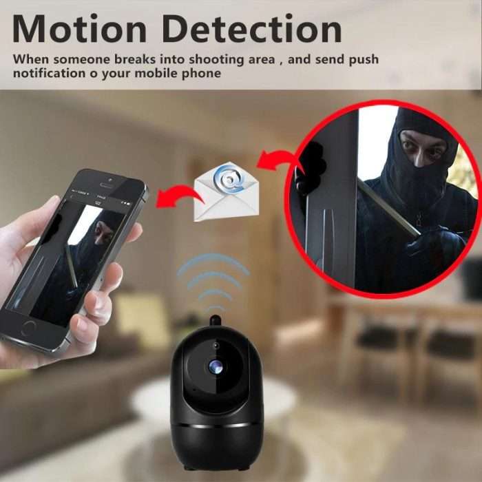 WIFI IP камера за видеонаблюдение 360° FULL HD
