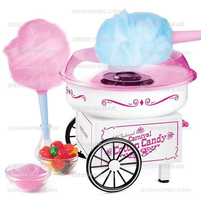 Домашна ретро машина за захарен памук Cotton Candy Maker