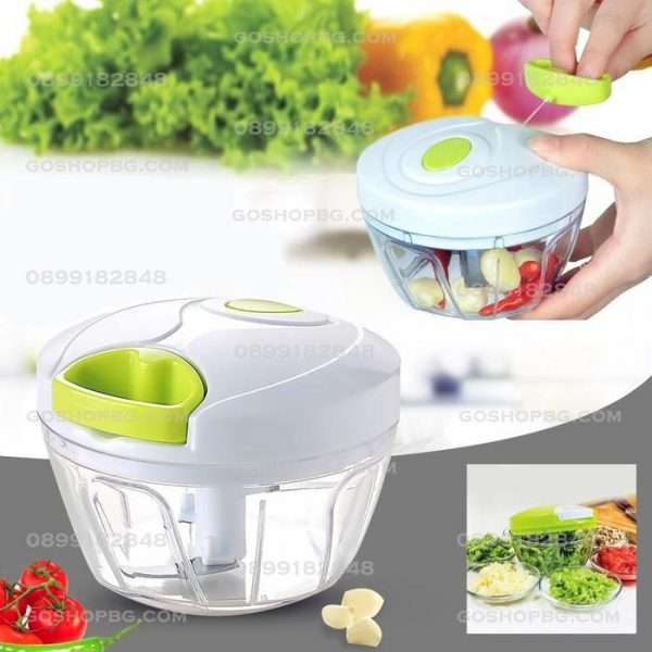 Ръчен чопър за плодове и зеленчуци Nicer Dicer Plus Speedy Chopper