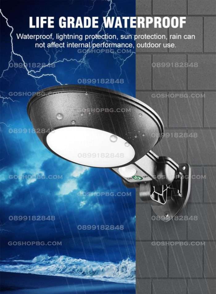 LED соларна улична лампа със сензор JX-155