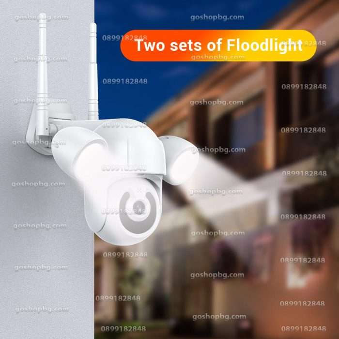 Куполна безжична Wifi камера 3MP с LED диоди
