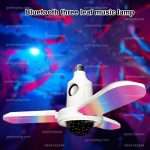 Музикална цветна LED лампа с Bluetooth
