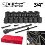Камионджийско гедоре 3/4" 21 части 6-стенно StahlMayer