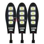 3бр. LED соларна лампа със сензор 1200W DRAGON