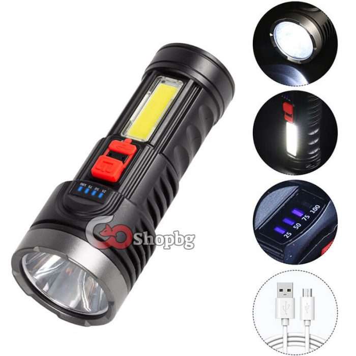 LED акумулаторен фенер 5865