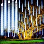 LED коледни висулки 50см падащ сняг