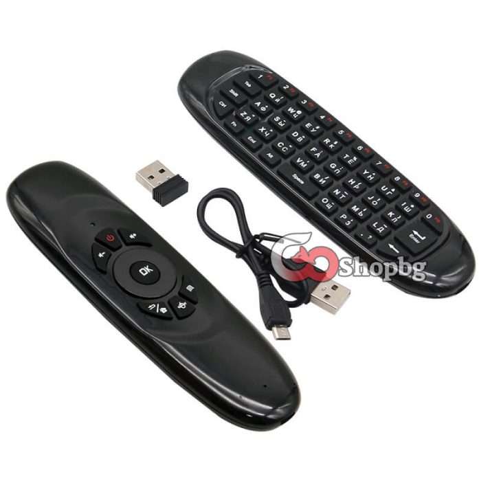 Smart дистанционно с мишка и клавиатура за телевизор Air Mouse