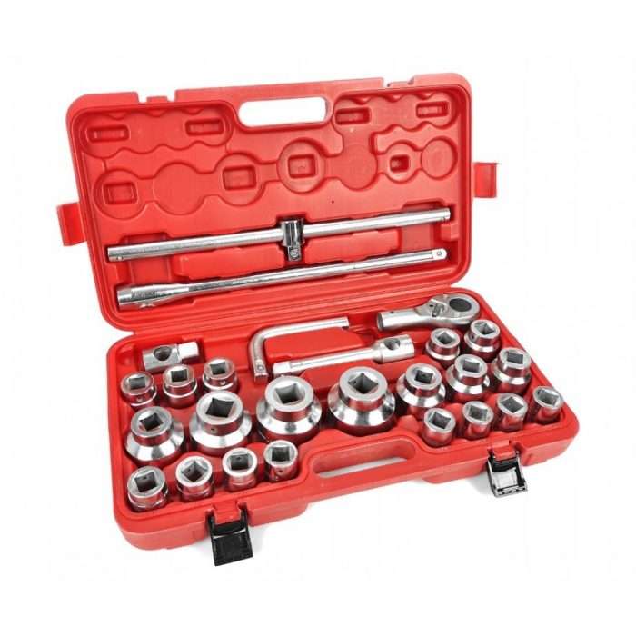 Камионджийско гедоре 26 части, шестостенно 3/4″ & 1″ ,21-65mm