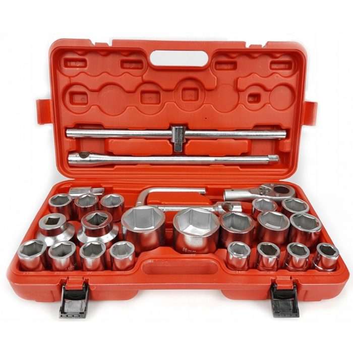 Камионджийско гедоре 26 части, шестостенно 3/4″ & 1″ ,21-65mm