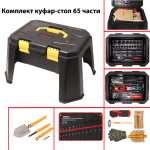 Комплект инструменти 65 части в куфар-стол WMC