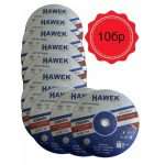 10бр. Диск за метал и неръждавейка 230мм / 1,9мм HAWEK
