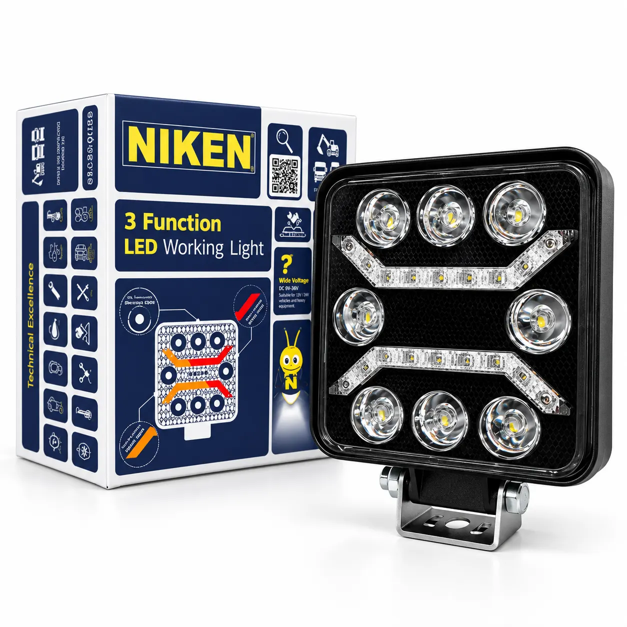 dioden-led-khalogen-niken-24w-10sm-12v-IMAGE01 Диоден LED халоген NIKEN 24W 10см 12V - Image 1