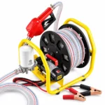 Електрическа помпа за дизел и масла 12V, 380W, 50 л/мин с макара и пистолет - Image 2