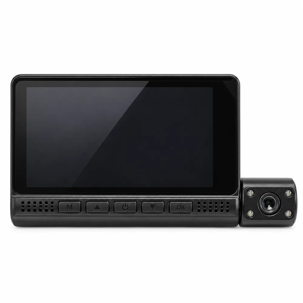 videoregistrator-s-3-kameri-4-displei-g-senzor-IMAGE01 Видеорегистратор с 3 камери, 4" дисплей, G-сензор - Image 1