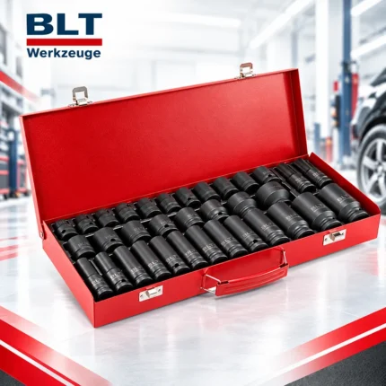 Комплект ударни вложки BLT Werkzeuge 1/2" – 35 части, 8–32 мм, CR-MO стомана