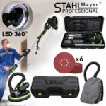 Шлайф машина - жираф за шлайфане на стени и тавани STAHLMAYER, 1800W, Ø225 мм